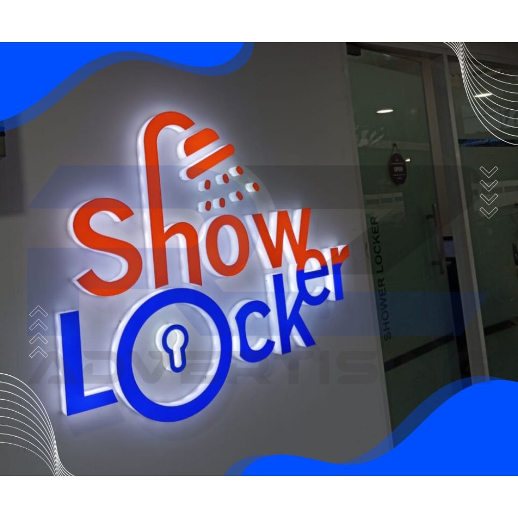 Huruf Timbul Akrilik Led Menyala