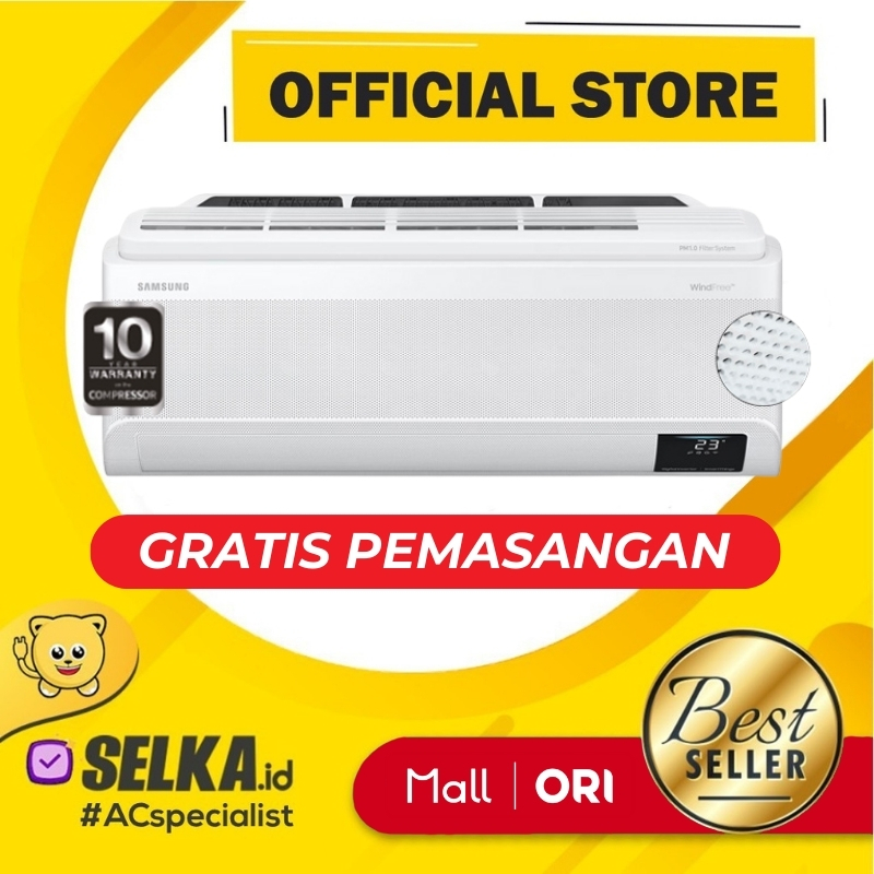 AC SAMSUNG AR18CYKAAWKNSE AC SPLIT 2 PK INVERTER WINDFREE ULTRA