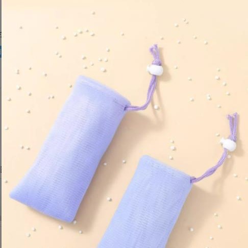 Sabun tas busa jaring sabun busa jaring mandi gosok busa sabun artifact susu wajah wajah bersih jari