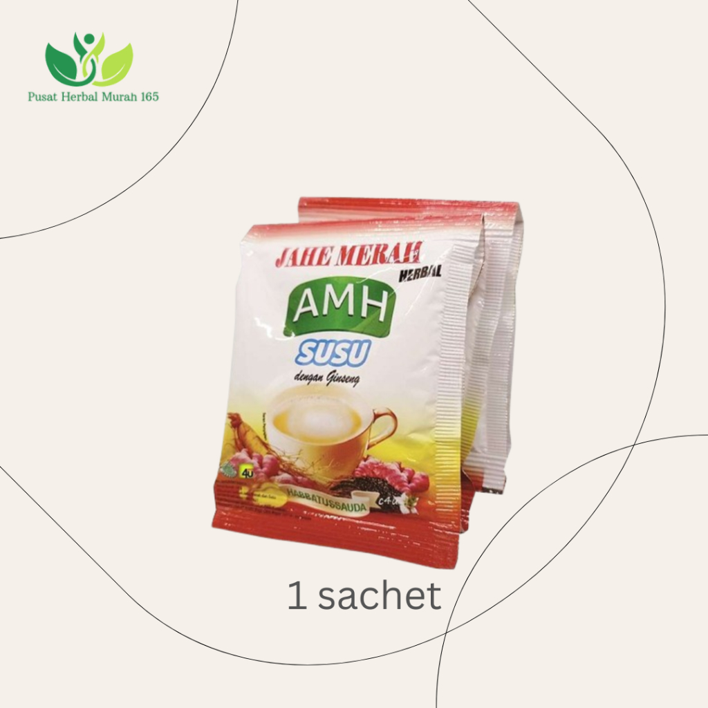 AMH Susu Jahe Merah dengan Ginseng – Kemasan Sachet
