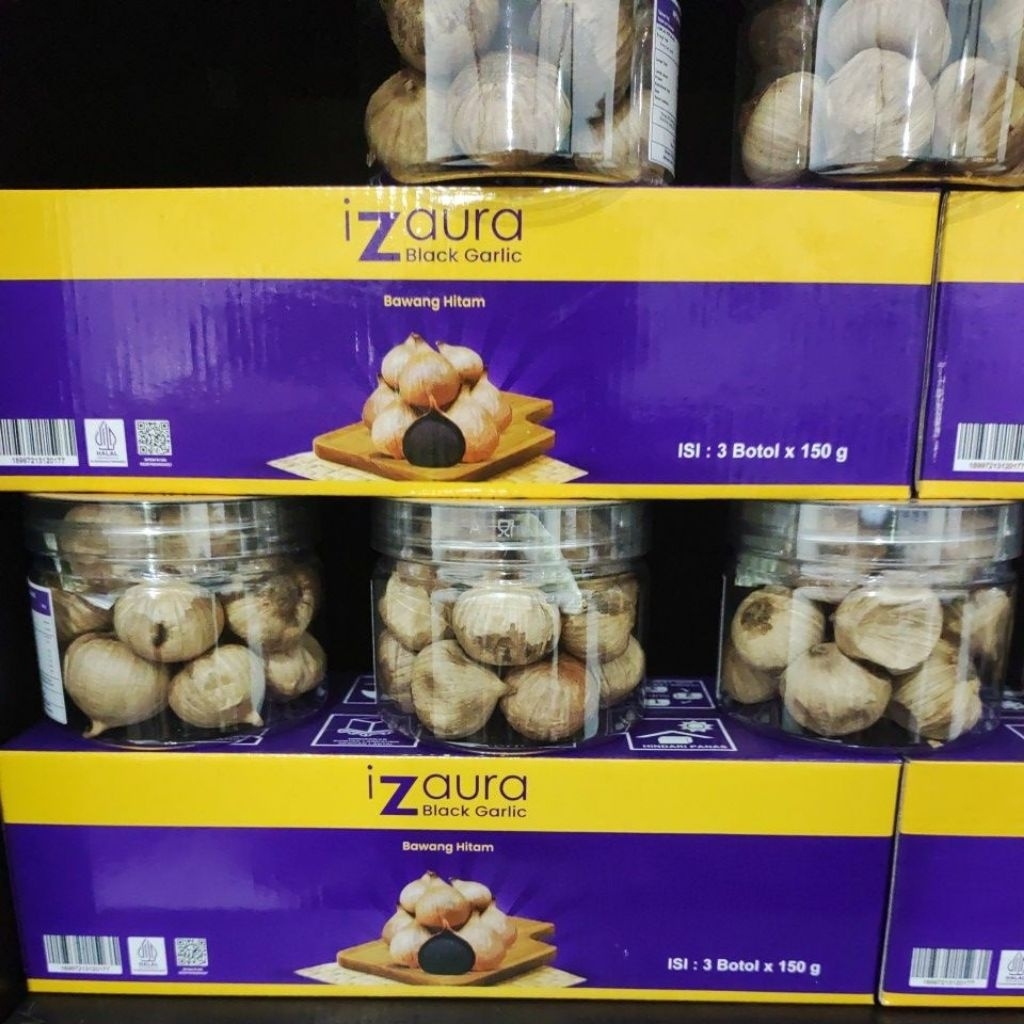 izaura black Garlic Bawang bawang putih tunggal bawang hitam