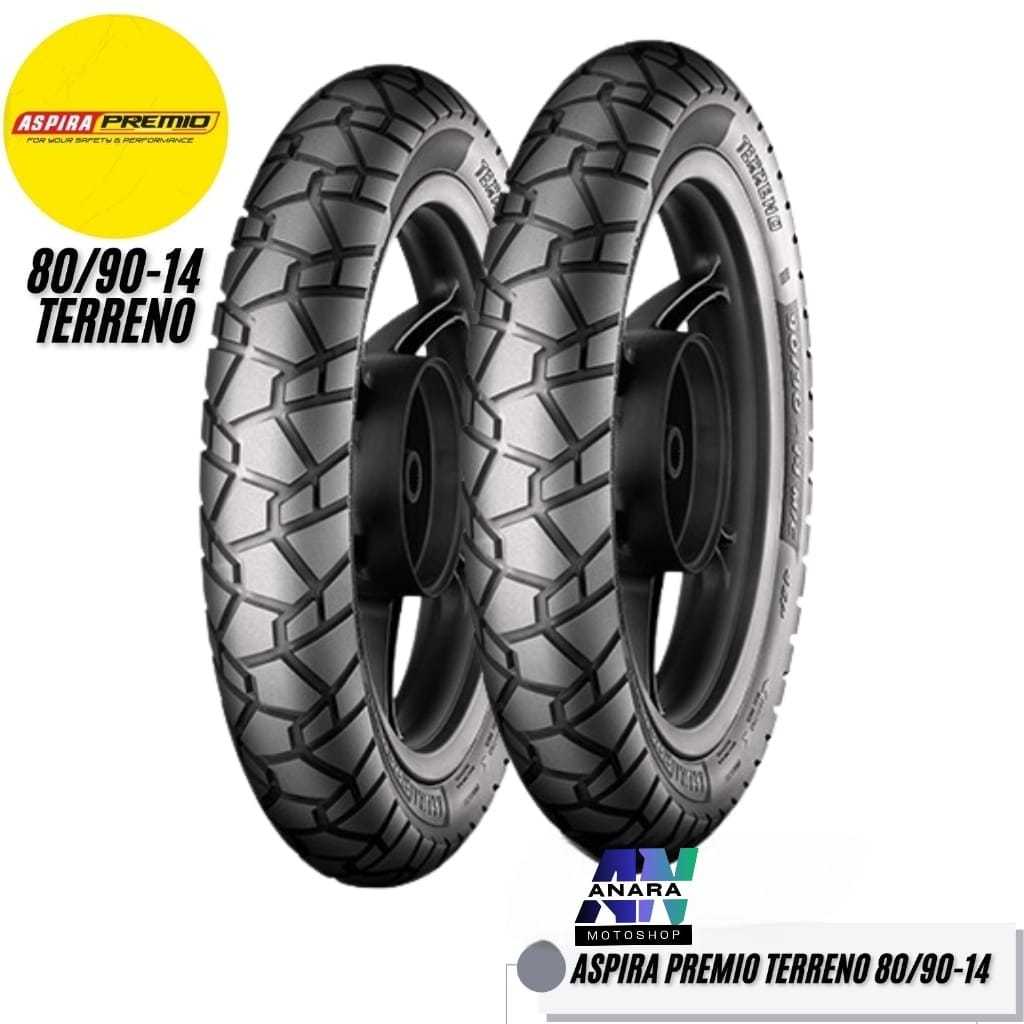 BAN ASPIRA PREMIO TERRENO 80/90-14 FRONT/REAR BAN ASPIRA TERRENO 80/90-14 FRONT/REAR PRODUKSI 2024