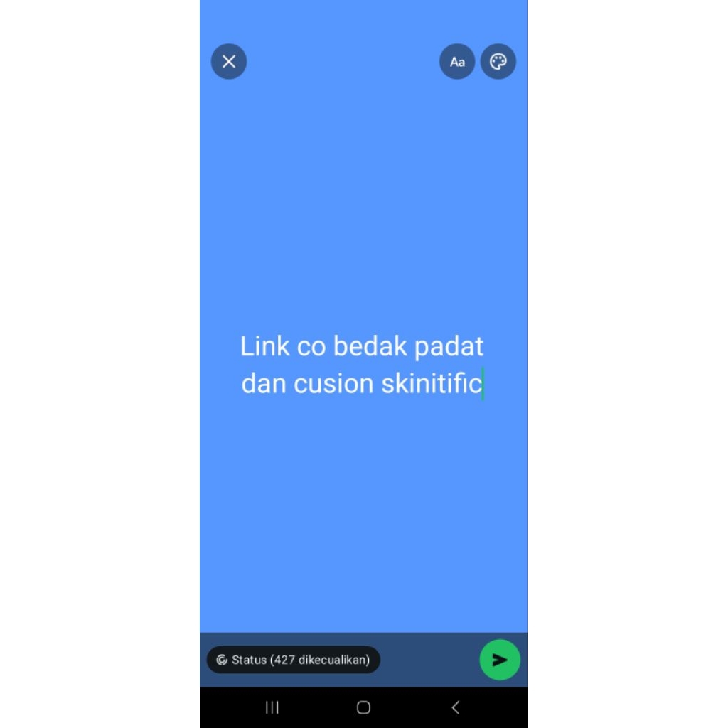 cusion skintific dan bedak padat