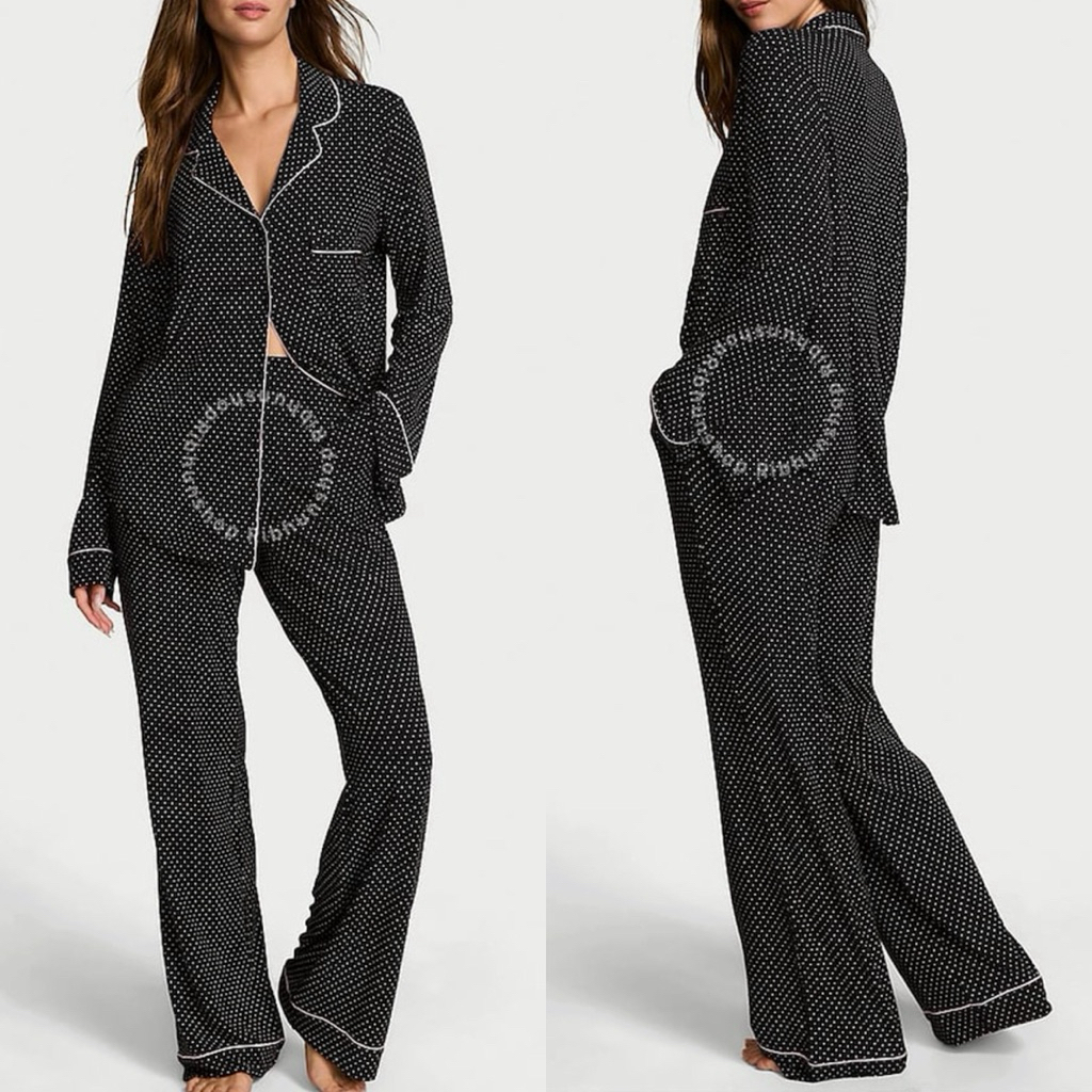 Victoria Secret Original Modal Soft Long Pajama Set Size XS S