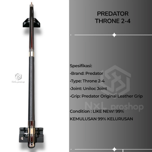 PREDATOR THRONE 2-4 Stik billiard
