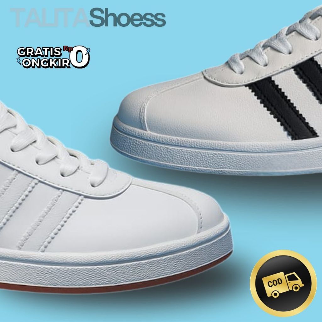 GZL SEPATU PUTIH spatu casual pria wanita shoes snikers