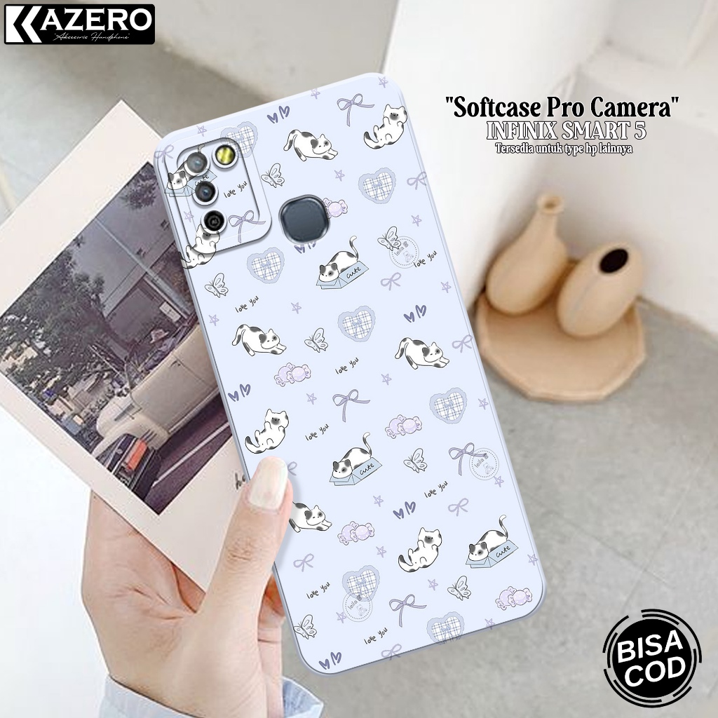 Softcase Pro Camera INFINIX SMART 5 - Fashion Case Kartun - Case INFINIX SMART 5 Terbaru - Casing IN