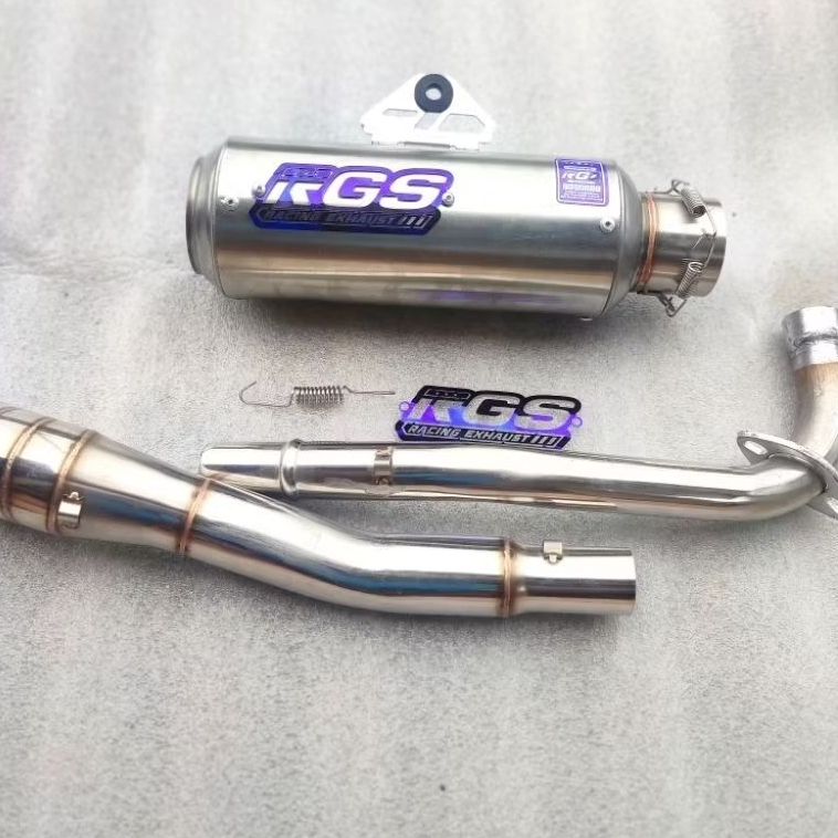 KNALPOT RACING RGS ORIGINAL GP1 DOS PNP ALL BEBEK JUPITER VEGA CREPTEN ASTREA GRANG PRIMA SHOGUN SMA
