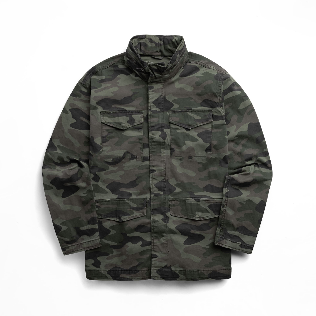 Jacket Parka GRGE Utility Hoodie Camo Green
