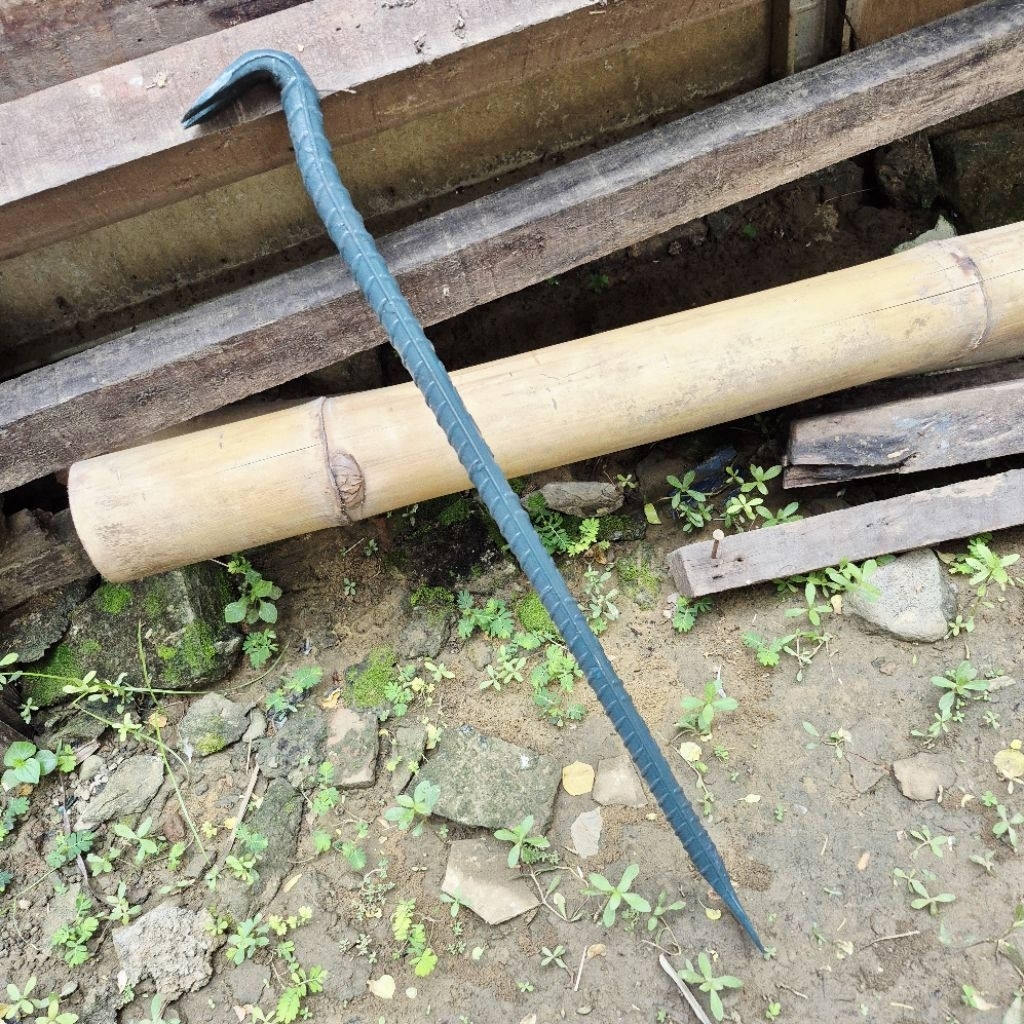 Linggis ulir besar panjang 70cm besi ulir 19 - linggis pencabut paku murah - linggis pecongkel