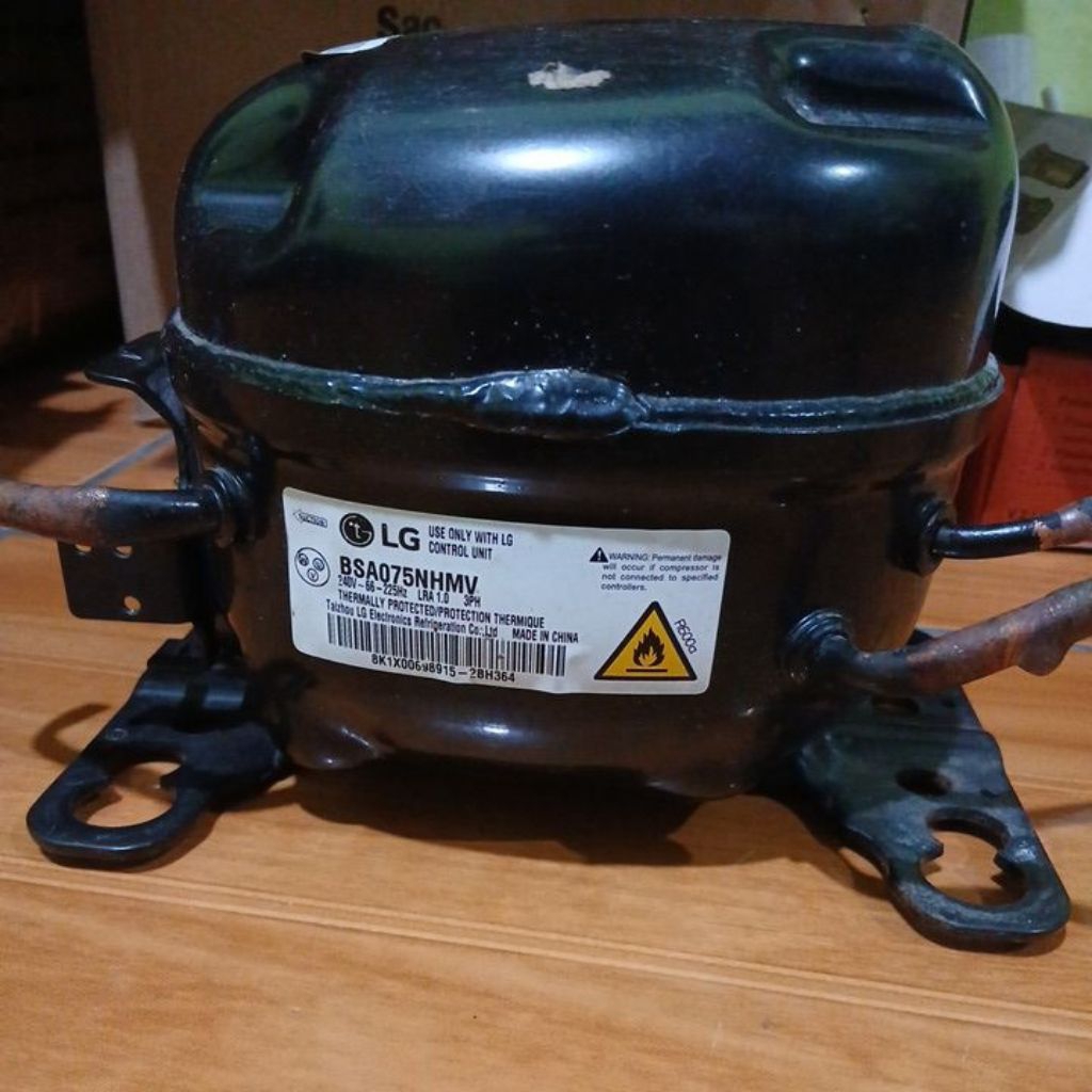 KOMPRESOR KULKAS LG BSA075NHMV ORI CABUTAN
