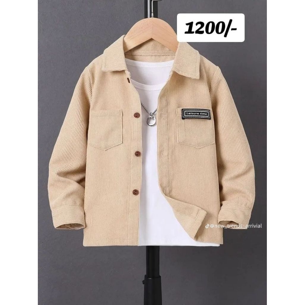 kemeja anak Corduroy Korean style