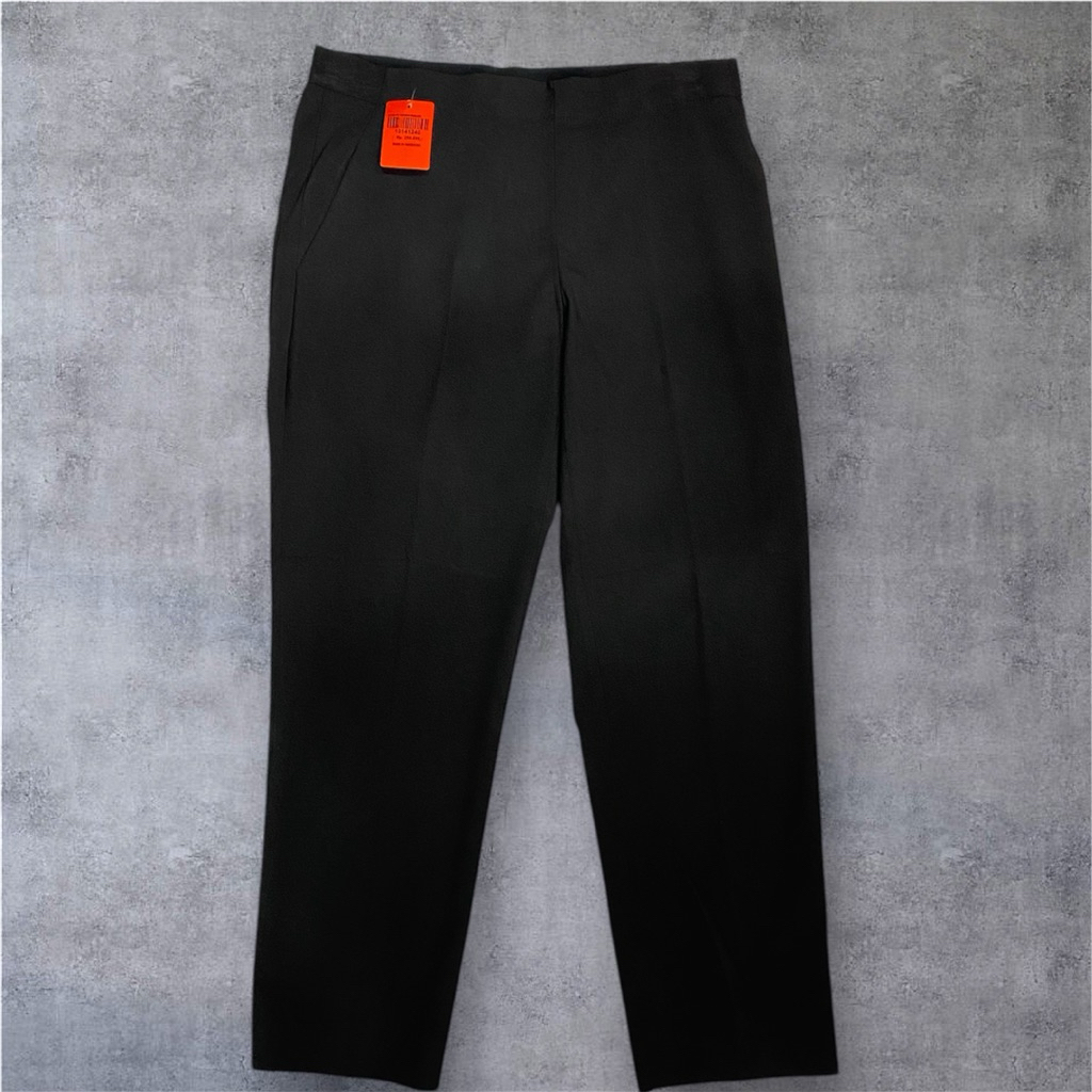 Celana panjang hitam celana kantor wanita uniqlo celana kerja hitam pinggang karet strech