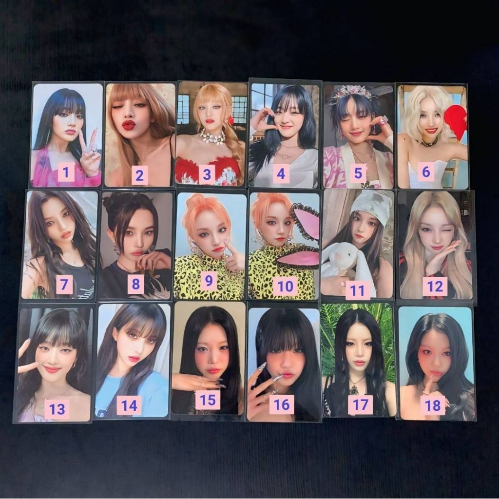 Photocard PC Minnie Soyeon Yuqi Shuhua Soojin (G)I-DLE idle