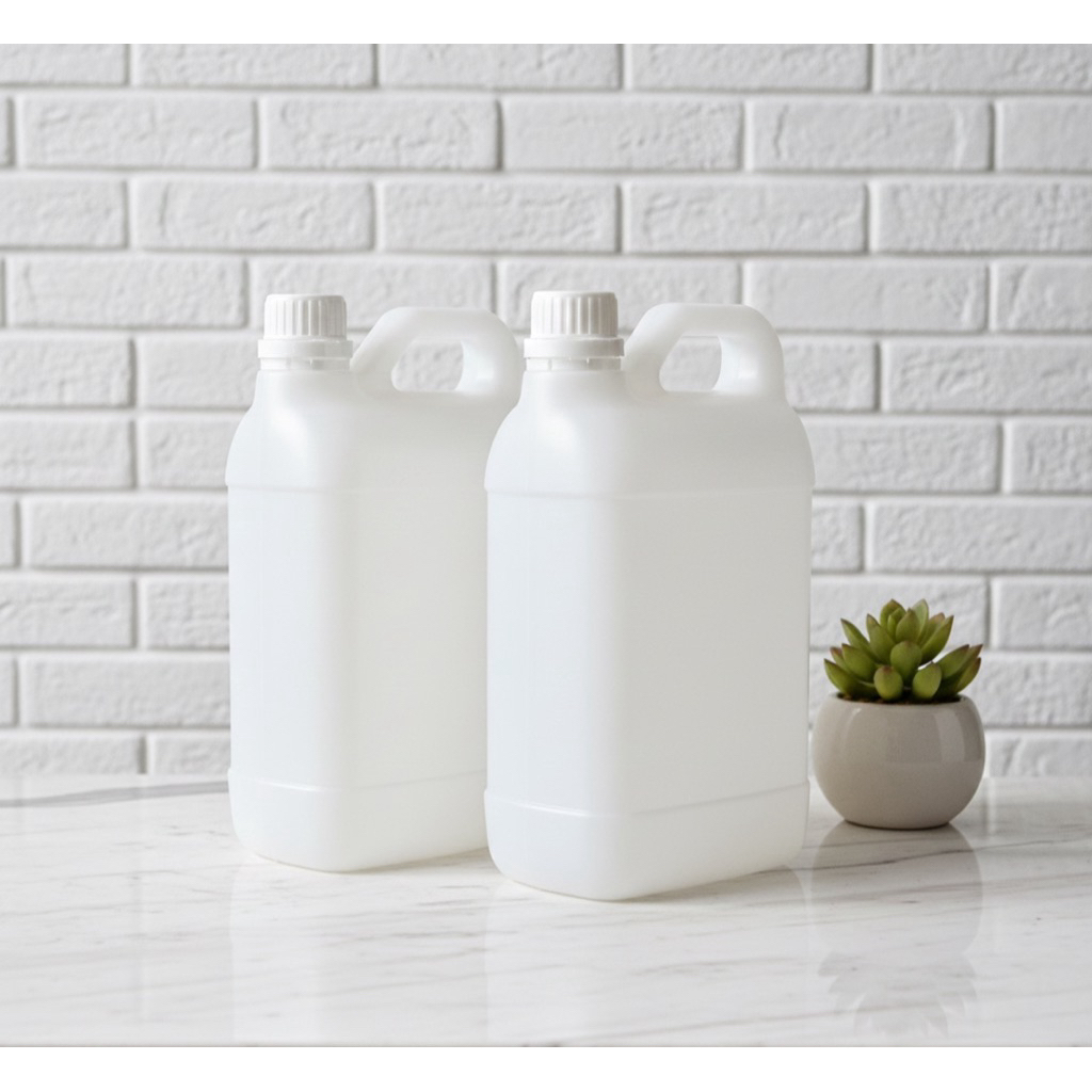 Botol Jerigen 2 Liter HDPE Baru Segel Steril Foodgrade Harga Distributor / Jerigen 2 L