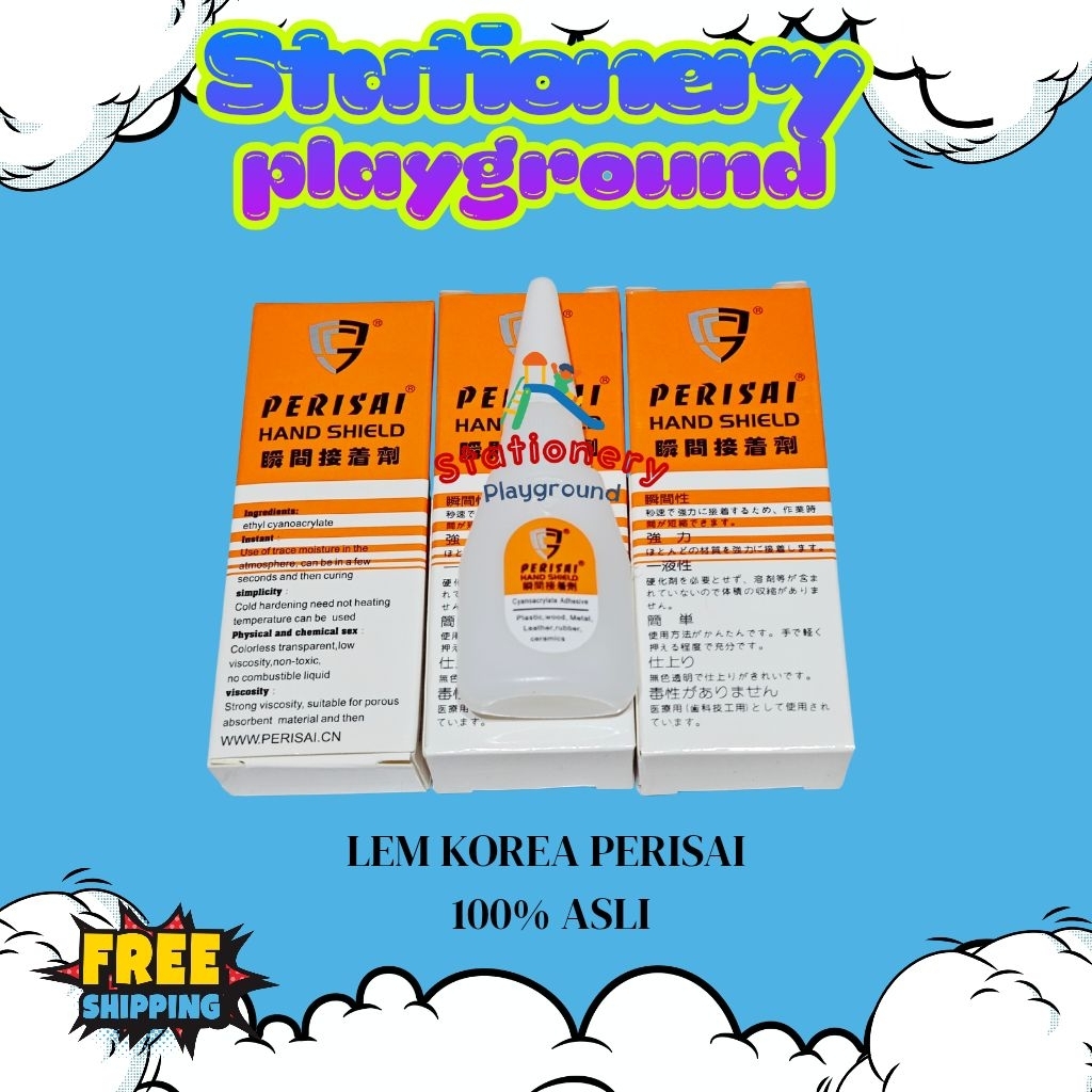 Lem Korea Serbaguna Perisai Asli 100% / Lem Epotec / Lem Aquascape / Lem G Perisai