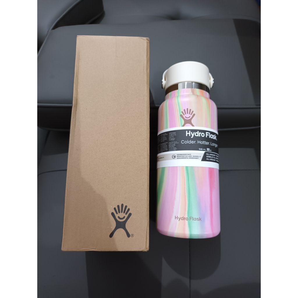 [READY STOCK] HYDRO FLASK TUMBLER 32 OZ RAINBOW