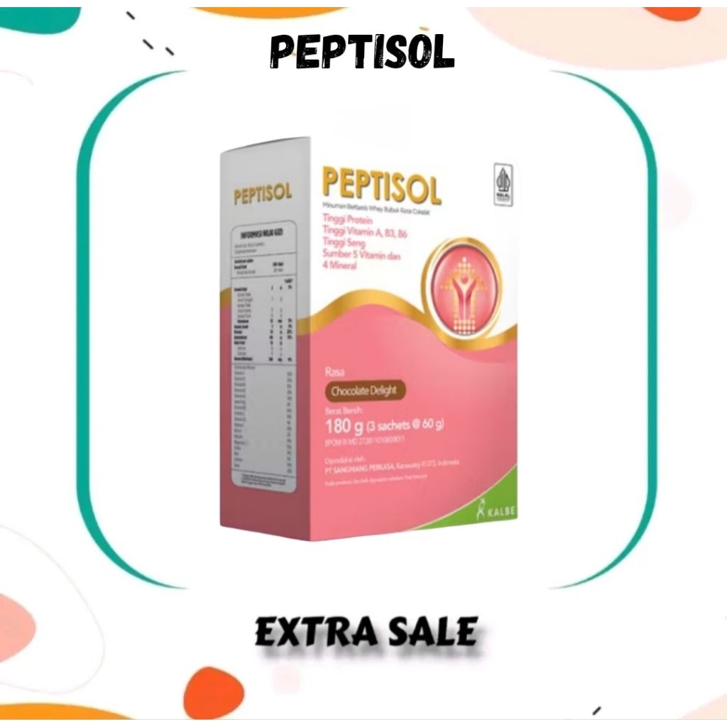 Peptisol 180gr - Susu Tinggi Protein