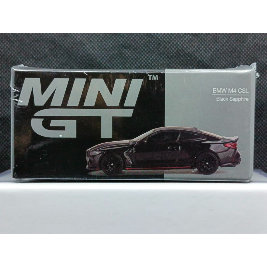 Mini GT 1:64 BMW M4 CSL Black Sapphire (SEGEL)