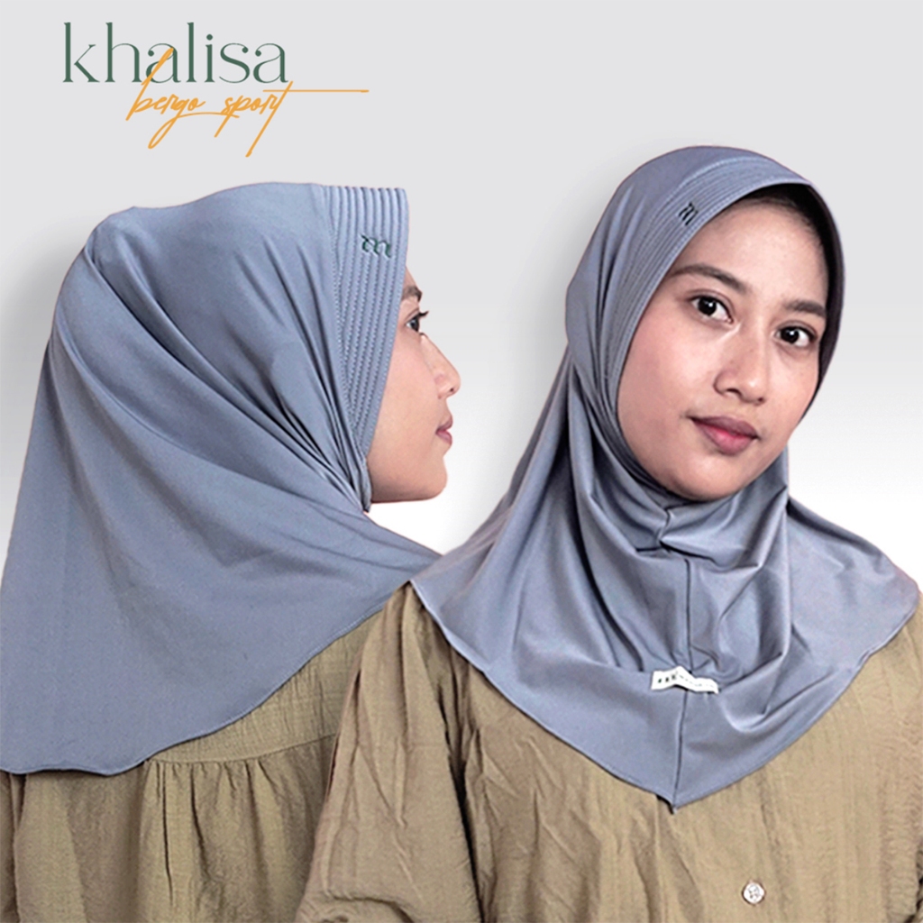 Khalisa - Hijab Instan Bergo Sport Daily Style Jersey Zoya