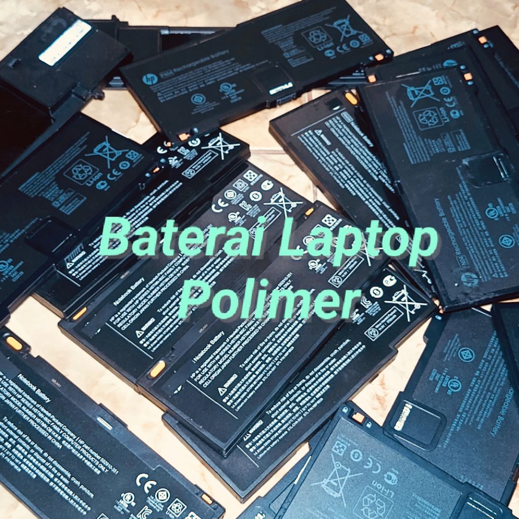 Baterai Polimer Bekas laptop