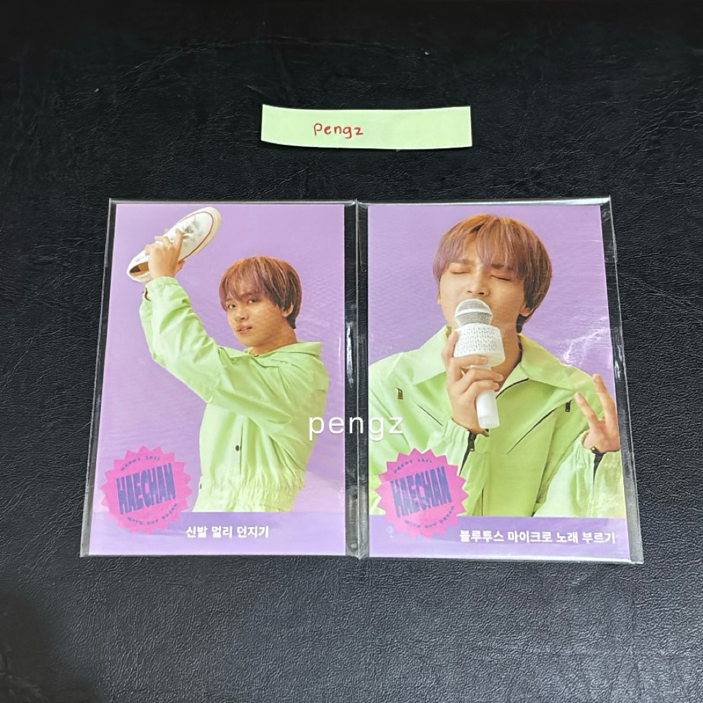NCT DREAM HAECHAN OFFICIAL GAME CARD SEASONS GREETINGS 2021 photocard pc