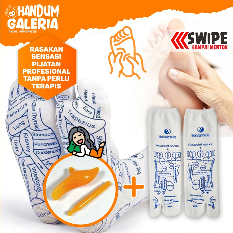 Kaos Kaki Pijat Refleksi Kaos Kaki Kesehatan Terapi Kaos Kaki Akupuntur Pria Dan Wanita