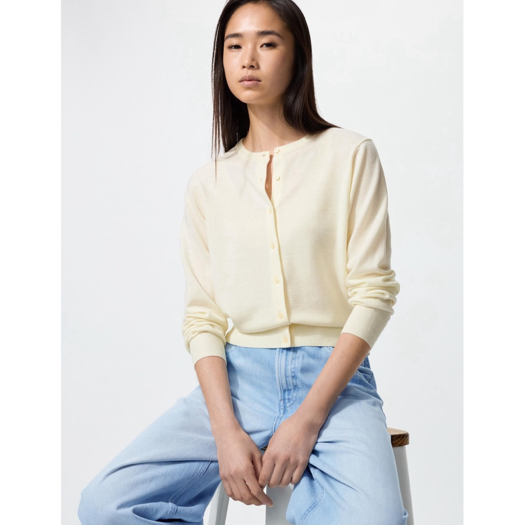 SALE  NEW CARDIGAN MERINO ONECK UNIQLO ORI STORE