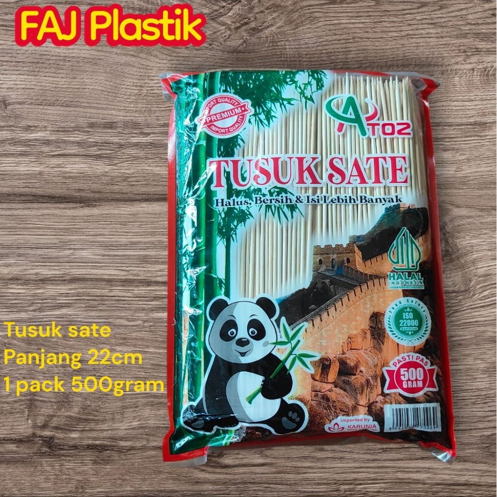 Tusuk sate premium Atoz tusuk sate bambu tusuk sate panjang tusuk sate kambing tusuk sate ayam