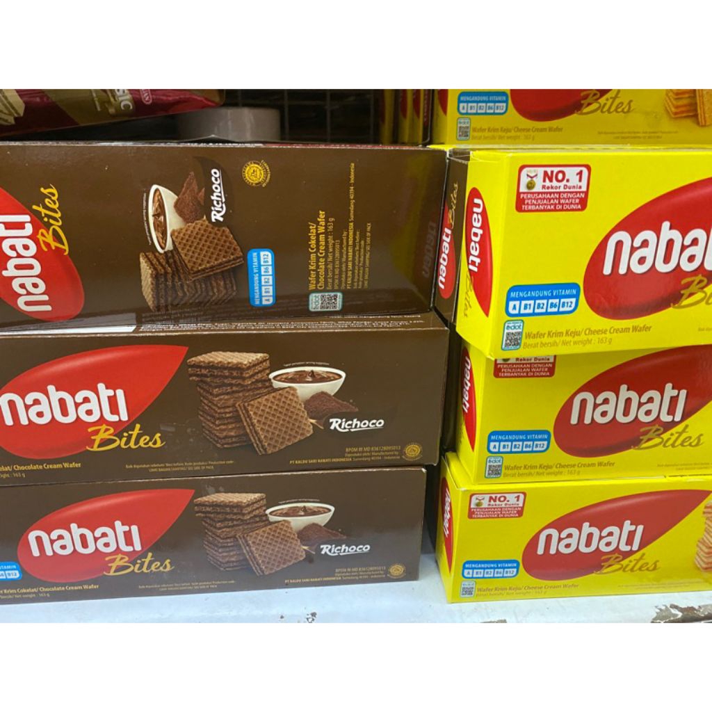Promo Nabati Wafer Bites Box 168g Beli 2 Gratis 1