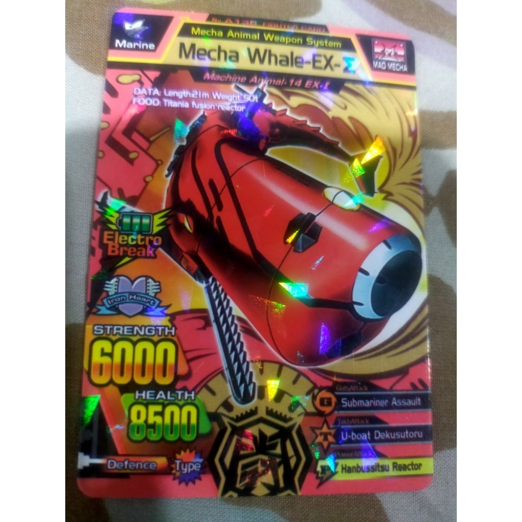kartu animal kaiser Mecha whale ex