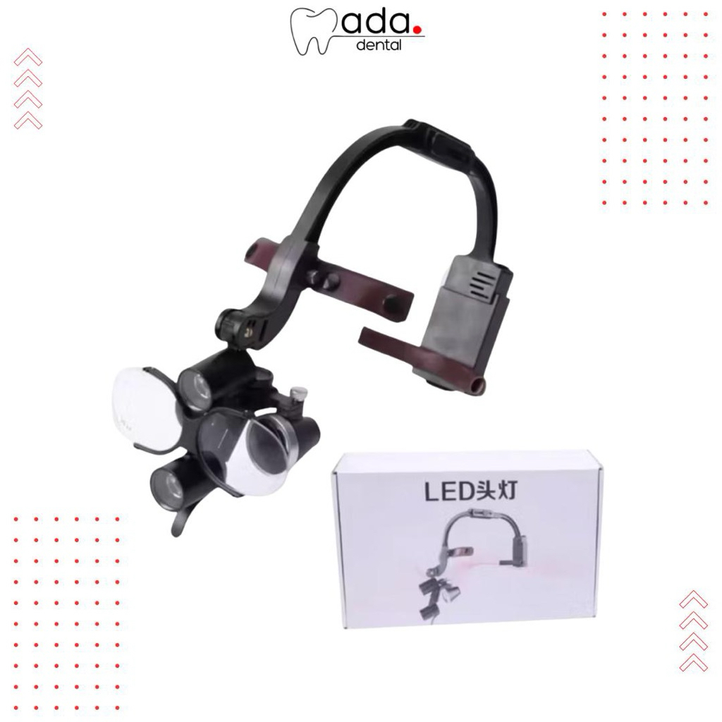 Dental loupe /dental loupe with lamp 2,5x/dental loupe with lamp 3,5x