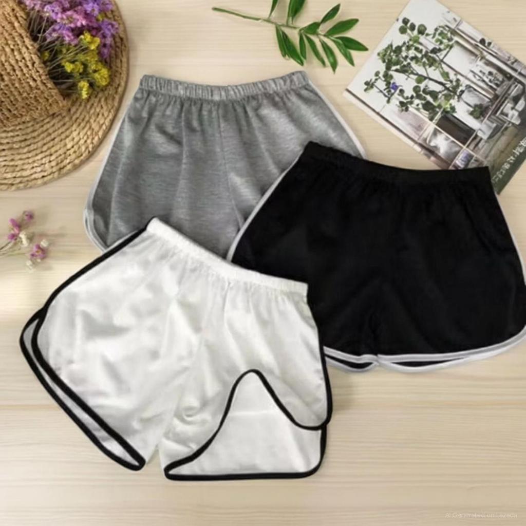 4 PCS CELANA PENDEK HOTPANTS MUNIKO WANITA DEWASA/SHORT KATUN PE/CELANA SANTAI TIDUR/CELANA OLAHRAGA