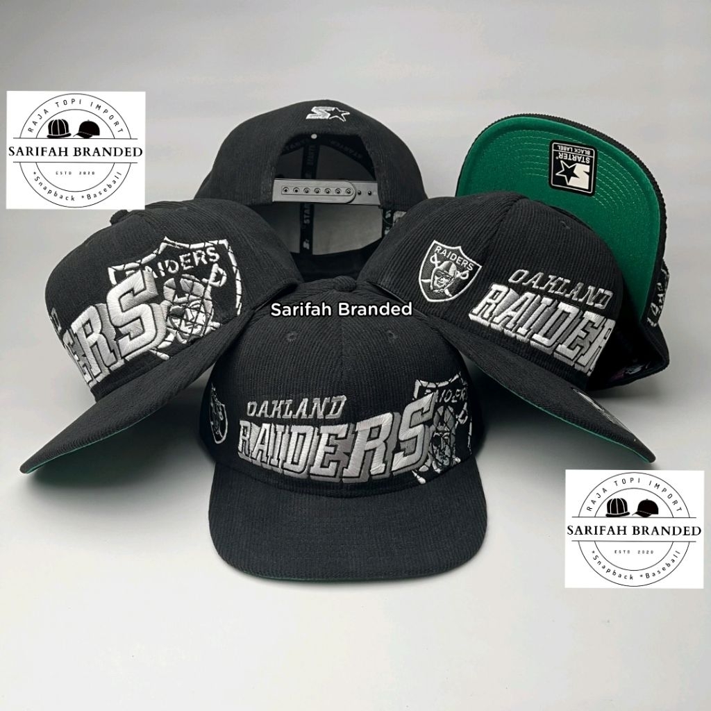 KOLEKSI RAIDERS Import - Topi NFL - Topi Snapback RAIDERS Pria - TOPI IMPORT