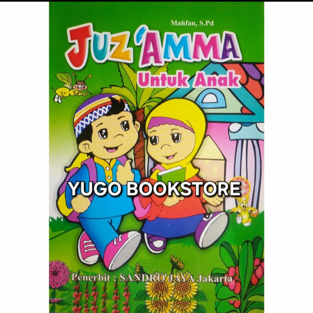 BUKU JUZ AMMA UNTUK ANAK ORIGINAL FULL COLOUR UKURAN BESAR HIJAU