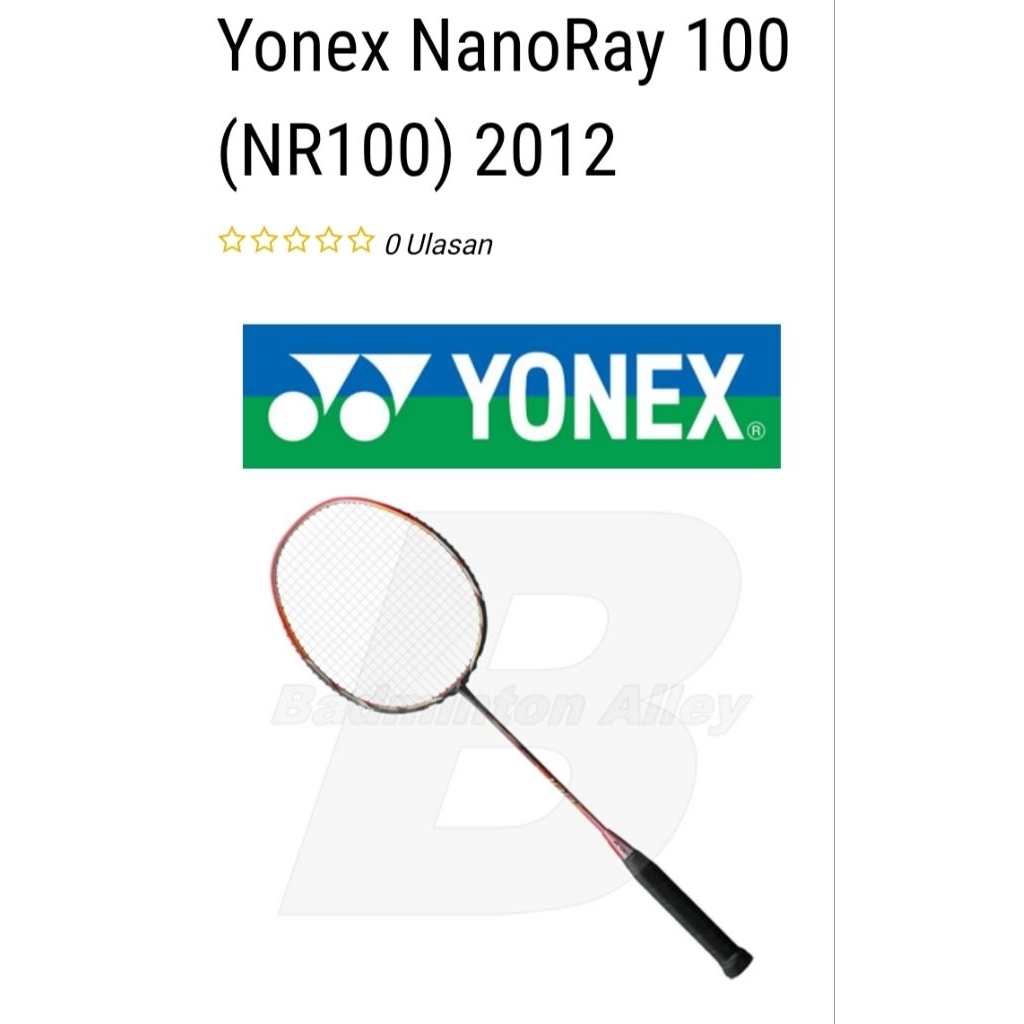 YONEX NANORAY 80 & 100 ORIGINAL TAIWAN