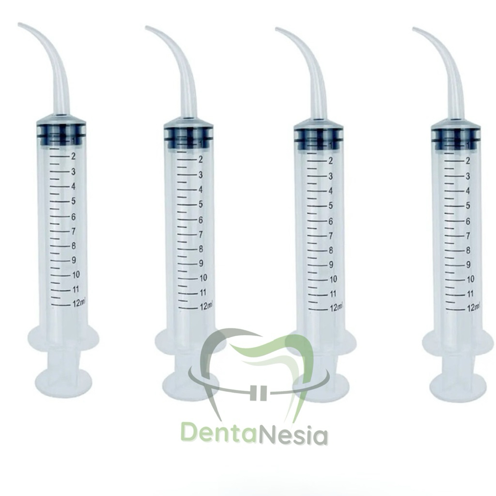 Irrigation Syringe 12ml Dental Jarum Irigasi Surgical Gigi