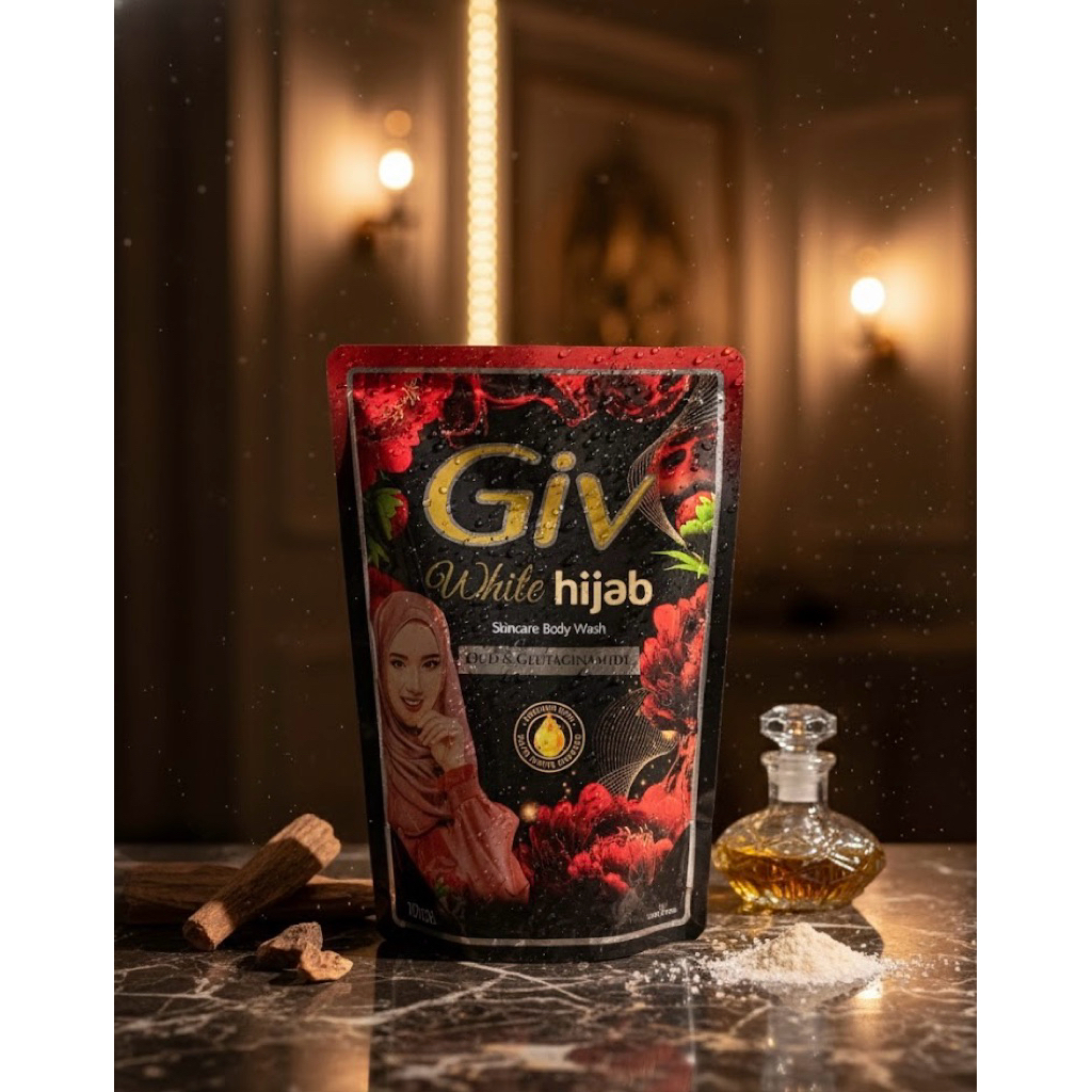 SABUN CAIR GIV WHITE HIJAB 400ML