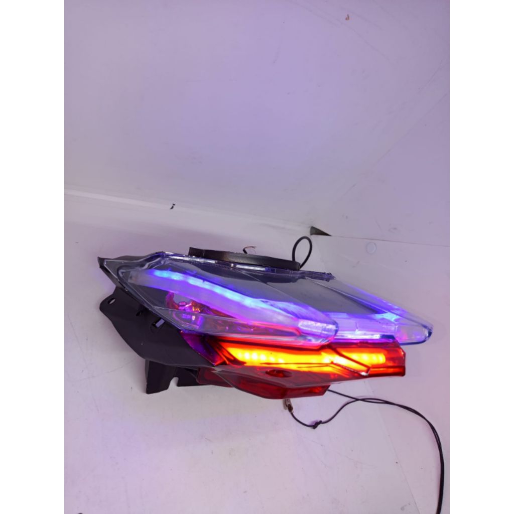 Custom lampu stop vario 110 techno vario cbs plus double alis fullset