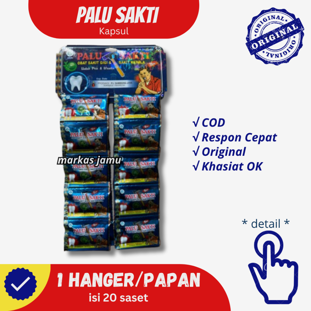 PALU SAKTI obat sakit gigi