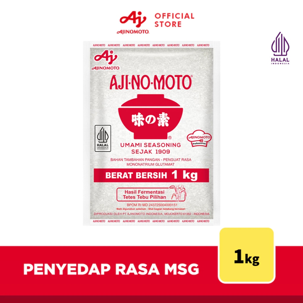 AJI-NO-MOTO® Penyedap Rasa MSG Ajinomoto 1Kg