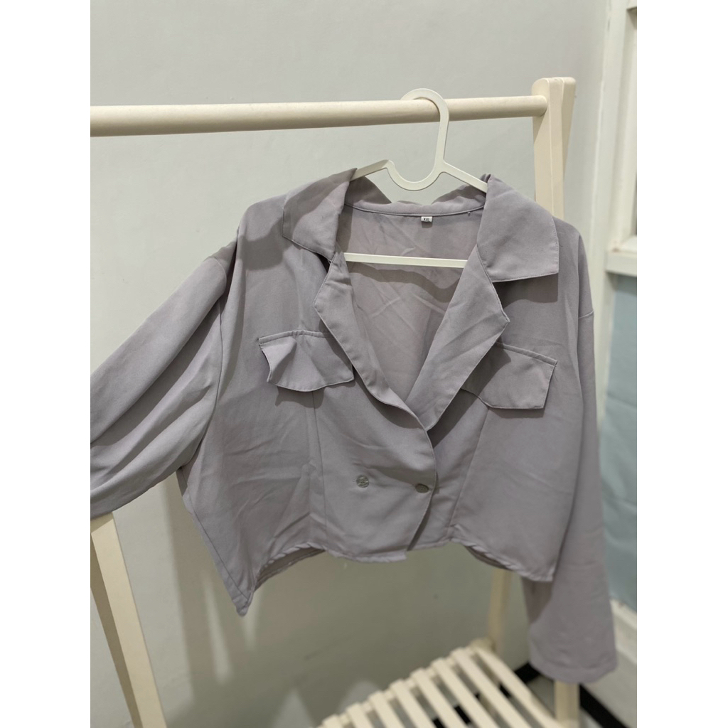 Blazer Jumbo Wanita Preloved | LD 110 | Adem Nyaman