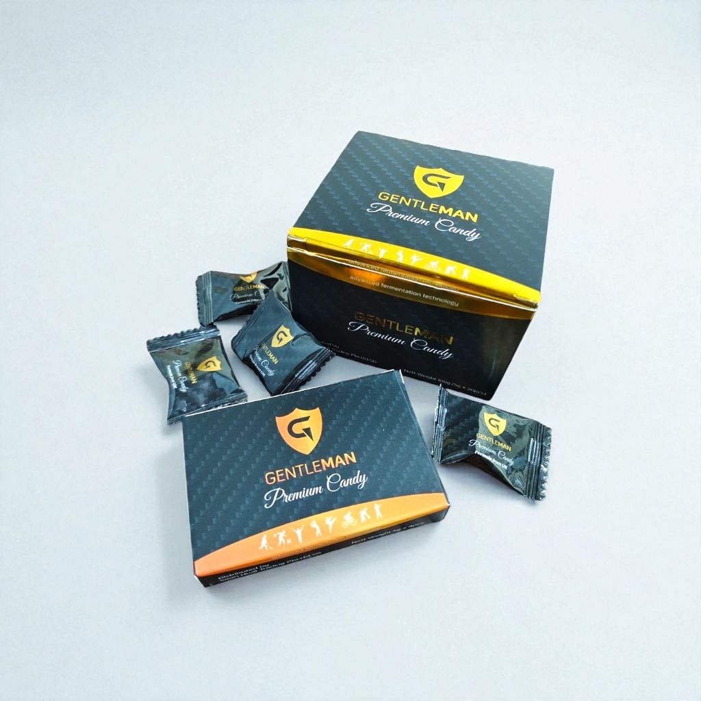 The Gentleman Candy Premium 1 Kotak Isi 4 Pcs Permen Herbal Stamina