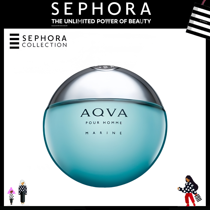 100% Original/Bvlgari Men Aqva Pour Homme Eau de Toilette/Aqva Pour Homme Marine EDT 100ml