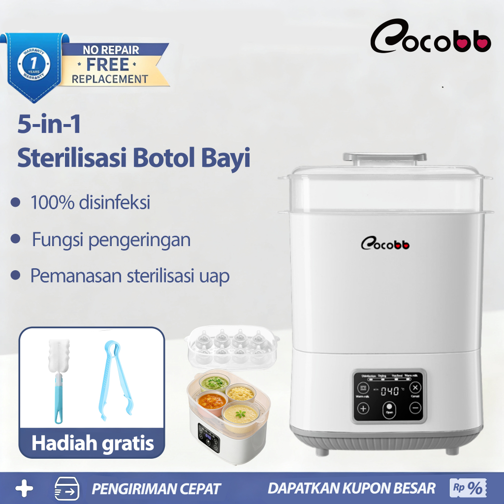 COCOBB Sterilizer Botol Bayi Bottle Pengering susu bayi Susu Penghangat Memanaskan makanan bayi