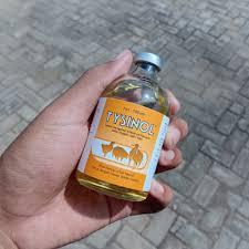 TYSINOL INJEKSI 100ML MEDION ANTIBIOTIK OBAT HEWAN SAKIT SAPI KUCING ANJING BABI KELINCI AYAM KUDA