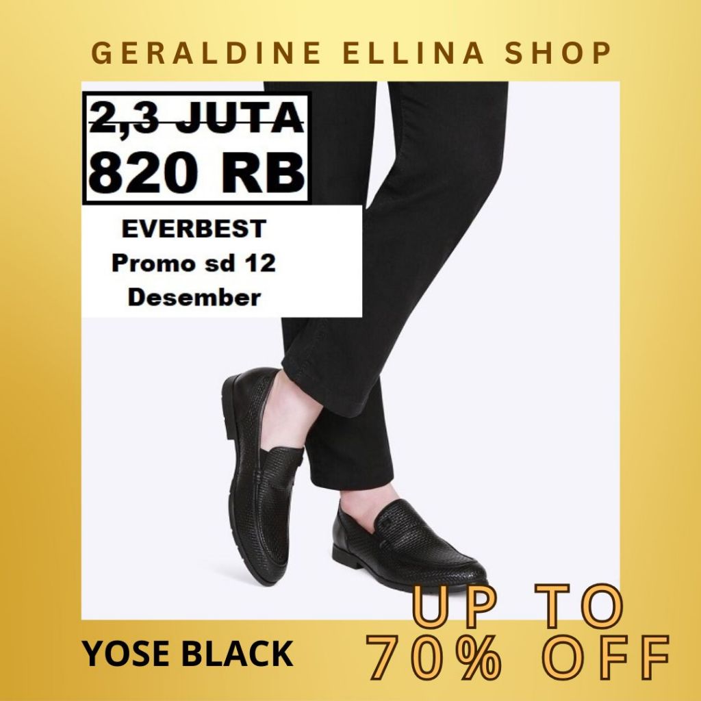 Sepatu EVERBEST pria sale original 100% seri YOSE
