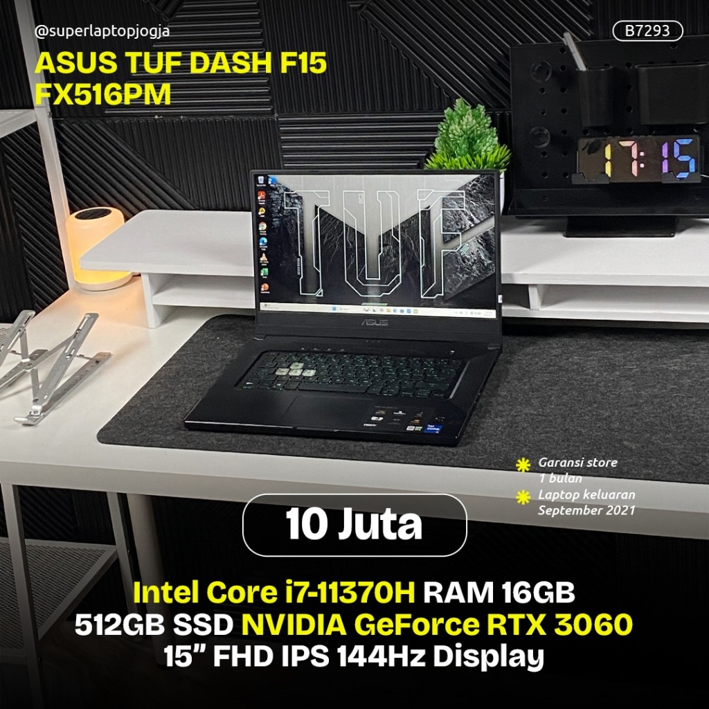 ASUS TUF DASH 15 FX516PM B7293