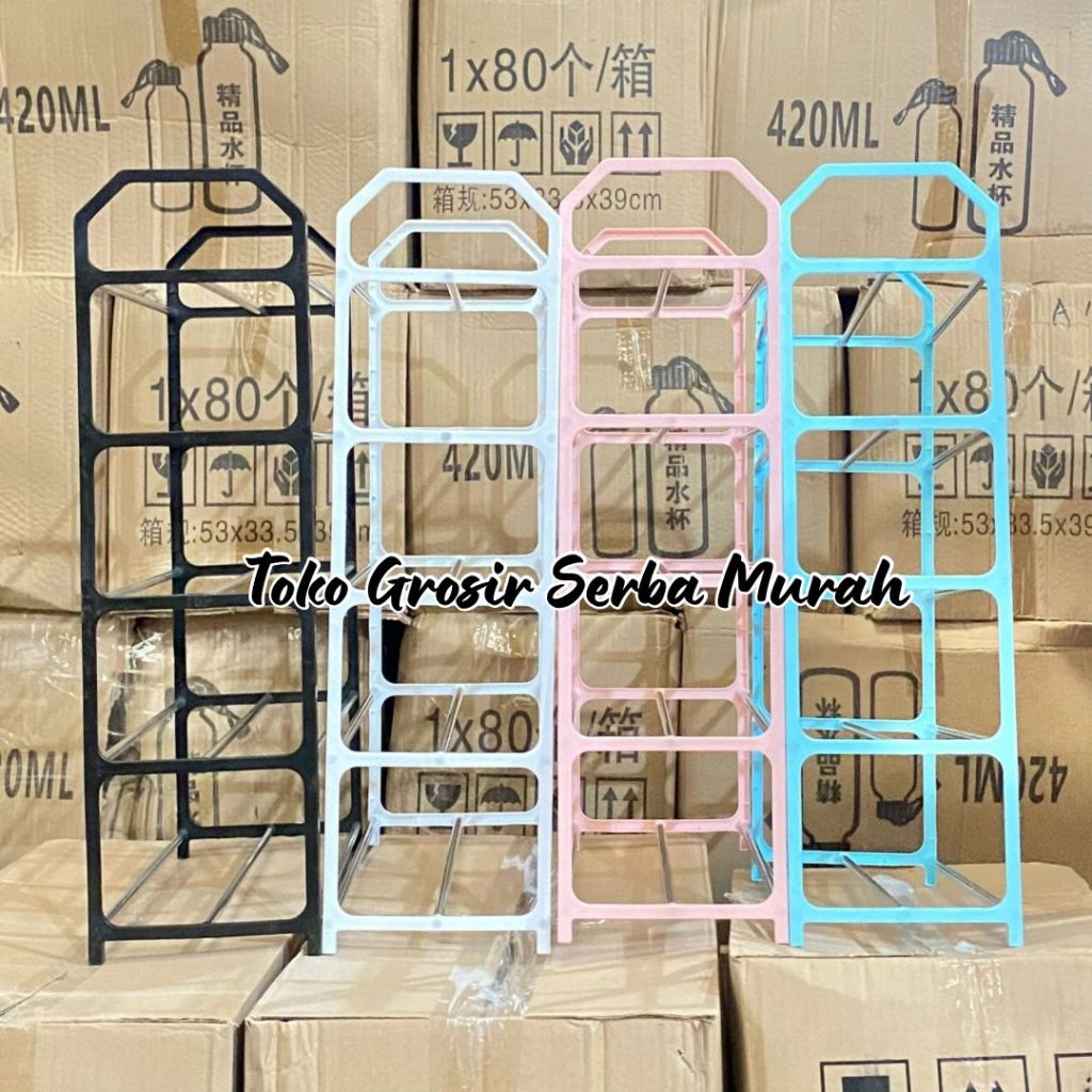RAK SEPATU STAINLESS/ RAK SEPATU SENDAL/ RAK SEPATU 5 SUSUN
