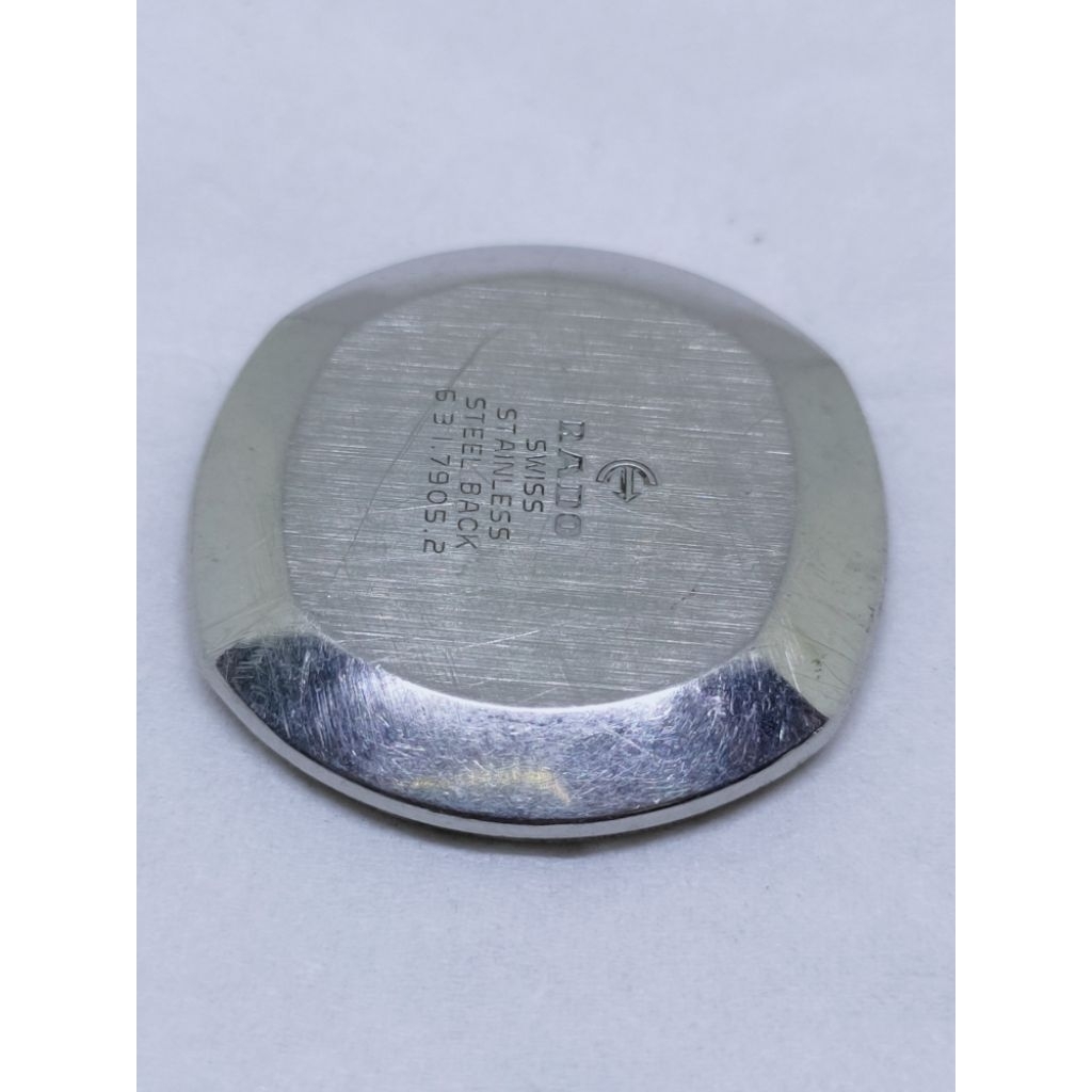 Part jam tangan antik original swiss made rado vintage watch backcase case back tutup mesin arloji l